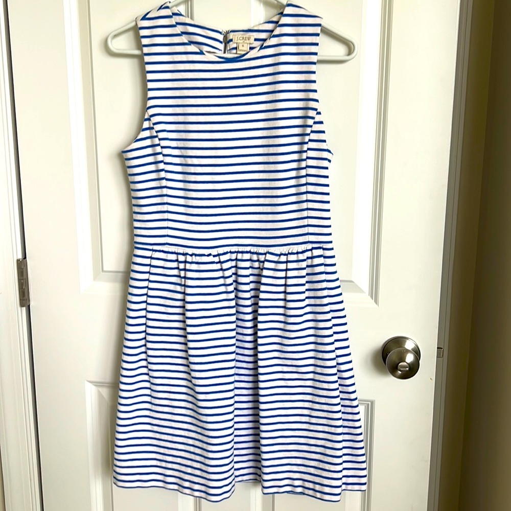 JCrew stripped dress